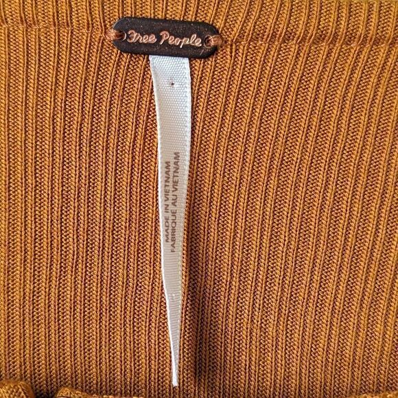 FREE PEOPLE Oversized Flowy Bubble Sleeve Devin Henley Top in Autumn Pea… - Picture 10 of 12